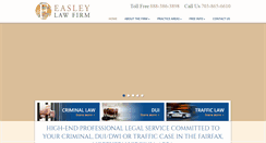 Desktop Screenshot of easleyfirm.com